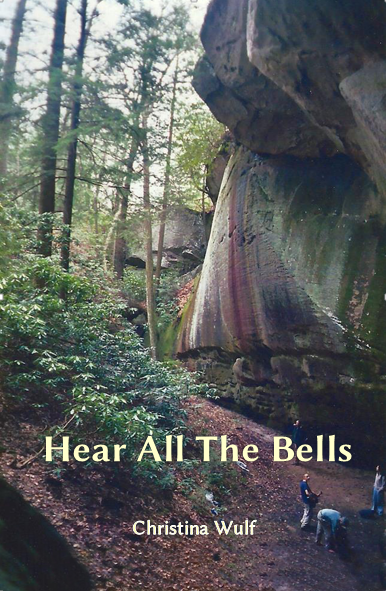 Image of Hear All The Bells book cover featuring a dramatic forest scene